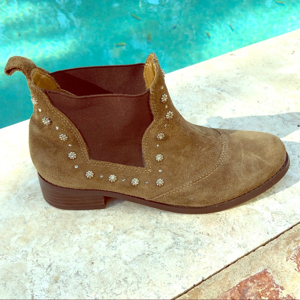 Suede Booties